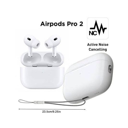 Airpods Pro 2 Noise Reduction Wireless Earbuds For Android – Best Quality Airpods | Anc | Pro 02 In White Color