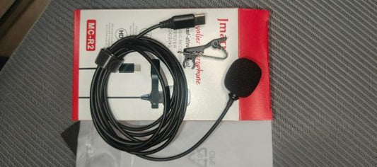 Jmary Tiktok Type-c Lavalier Microphone With Clip Compatible Mobile, Laptop Tab Etc